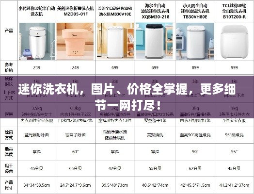 迷你洗衣機，圖片、價格全掌握，更多細節(jié)一網(wǎng)打盡！