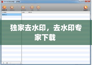 獨家去水印，去水印專家下載 