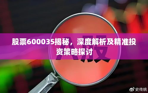 股票600035揭秘，深度解析及精準(zhǔn)投資策略探討
