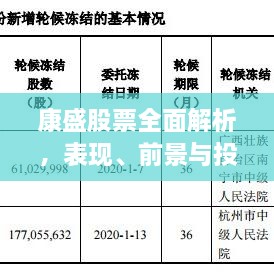 康盛股票全面解析，表現(xiàn)、前景與投資考量指南