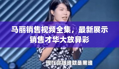 馬麗銷售視頻全集，最新展示銷售才華大放異彩