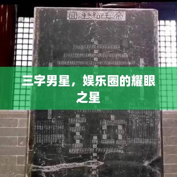 三字男星，娛樂圈的耀眼之星
