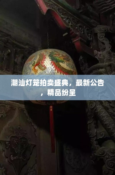 潮汕燈籠拍賣盛典，最新公告，精品紛呈