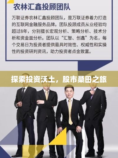 探索投資沃土，股市桑田之旅