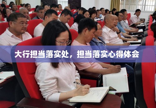 大行擔當落實處，擔當落實心得體會 