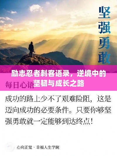 勵志忍者刺客語錄，逆境中的堅韌與成長之路