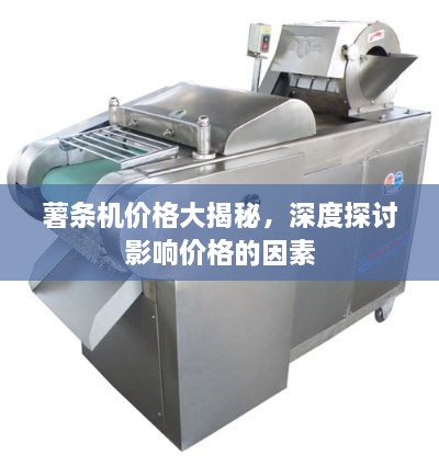 薯條機價格大揭秘，深度探討影響價格的因素