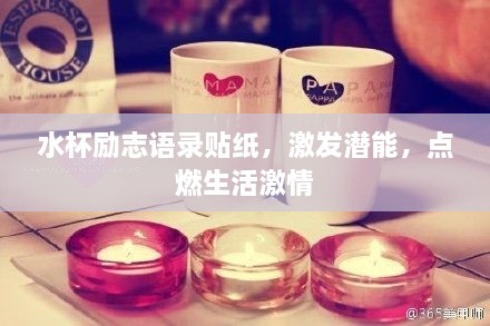 水杯勵(lì)志語錄貼紙，激發(fā)潛能，點(diǎn)燃生活激情