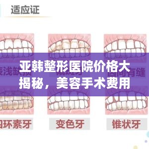 亞韓整形醫(yī)院價格大揭秘，美容手術費用一覽表！
