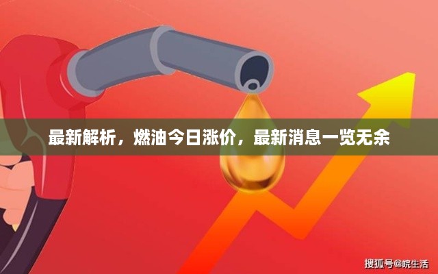 最新解析，燃油今日漲價(jià)，最新消息一覽無余