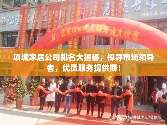 項城家居公司排名大揭秘，探尋市場領導者，優(yōu)質服務提供商！