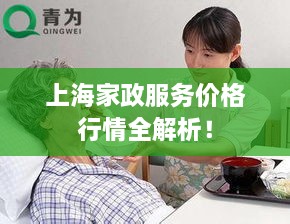 上海家政服務價格行情全解析！