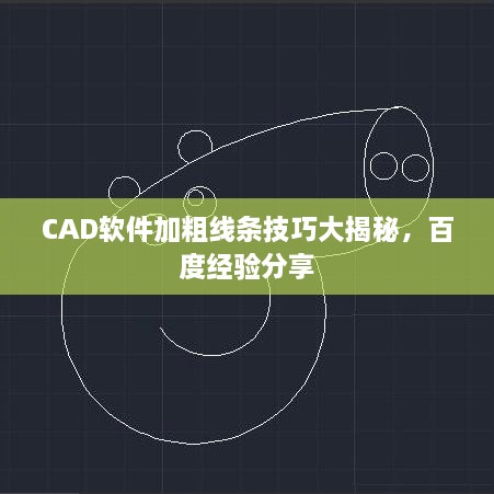 CAD軟件加粗線條技巧大揭秘，百度經驗分享