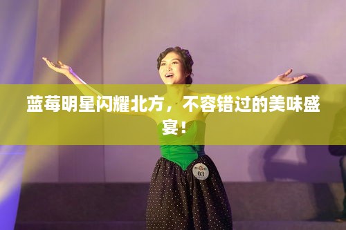 藍莓明星閃耀北方，不容錯過的美味盛宴！