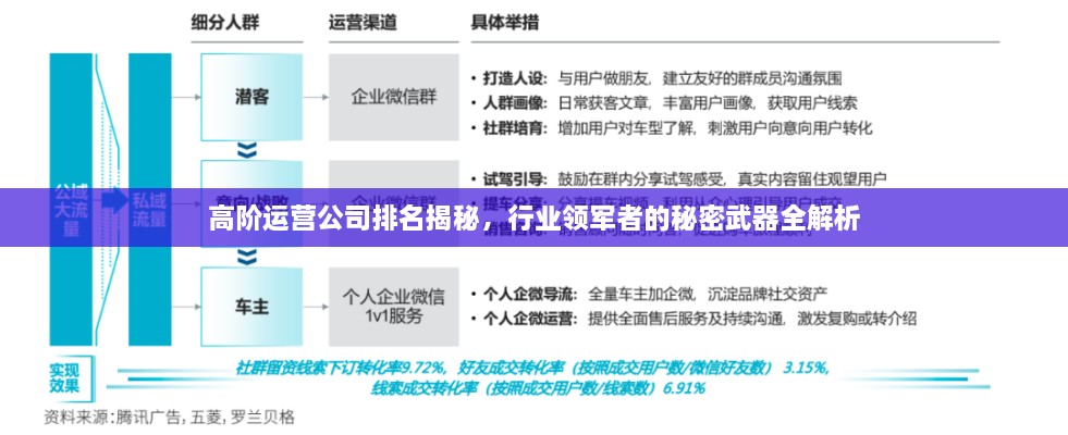 高階運營公司排名揭秘，行業(yè)領軍者的秘密武器全解析
