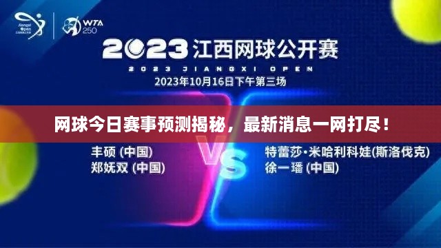 網(wǎng)球今日賽事預(yù)測揭秘，最新消息一網(wǎng)打盡！