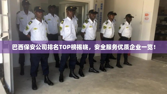 巴西保安公司排名TOP榜揭曉，安全服務(wù)優(yōu)質(zhì)企業(yè)一覽！
