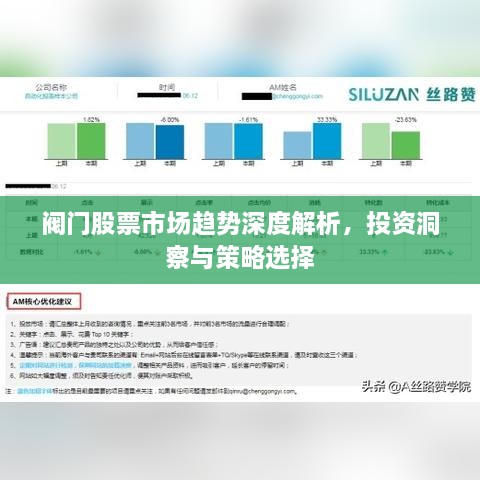 閥門股票市場趨勢深度解析，投資洞察與策略選擇