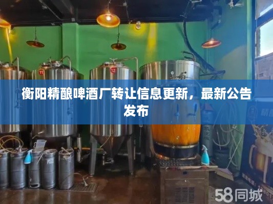 衡陽(yáng)精釀啤酒廠轉(zhuǎn)讓信息更新，最新公告發(fā)布