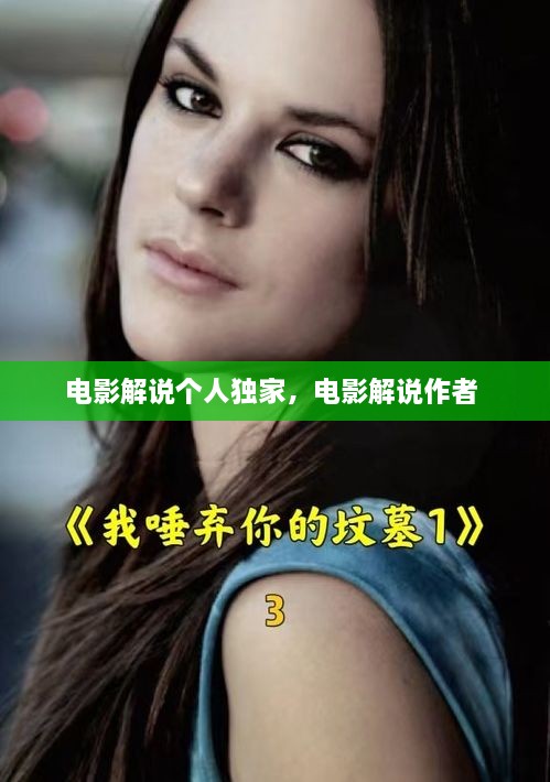 電影解說個人獨家，電影解說作者 