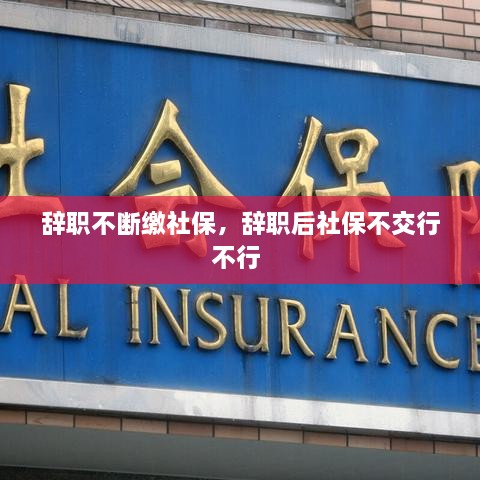 辭職不斷繳社保，辭職后社保不交行不行 