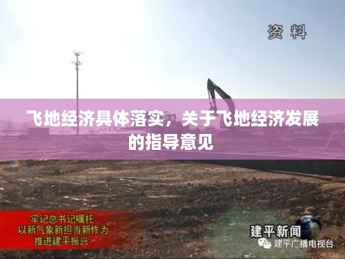 飛地經濟具體落實，關于飛地經濟發(fā)展的指導意見 