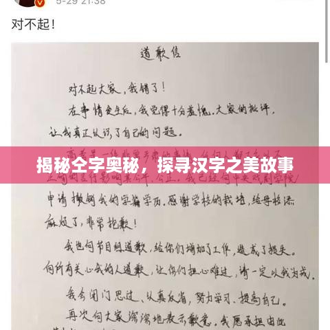 揭秘仝字奧秘，探尋漢字之美故事